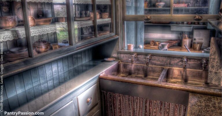 Scullery at the Bush House in Salem, Oregon.