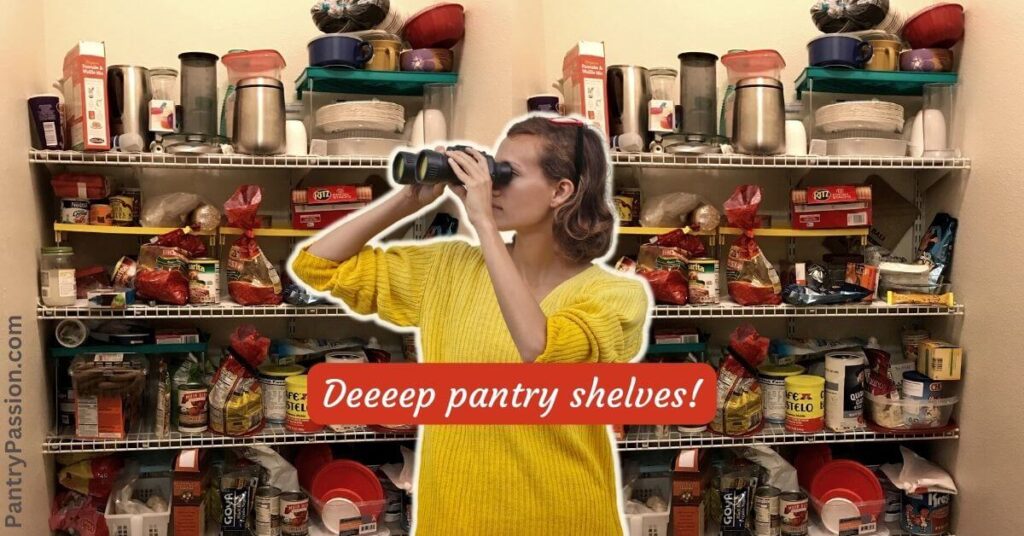 How to Organize a Pantry With Deep Shelves - Pantry Passion