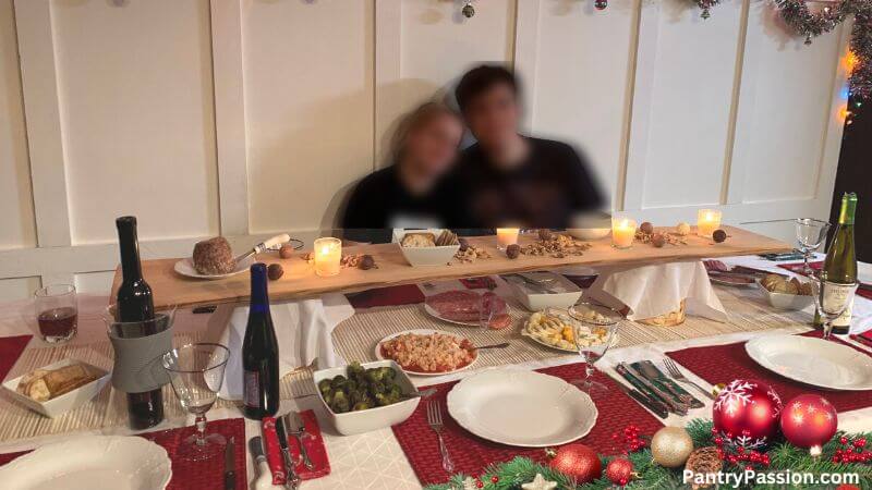 Elevated Christmas charcuterie board.